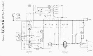 Siemens SV20 9 schematic circuit diagram